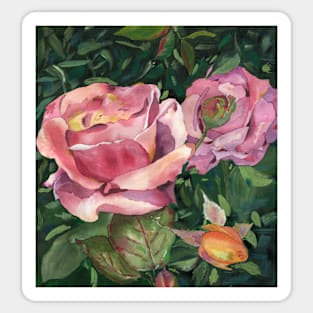 Summer roses Sticker